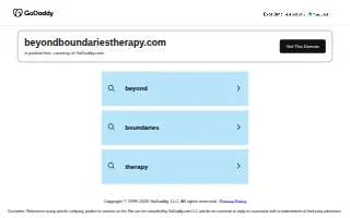 Beyond Boundaries Therapy & Wellness of Fargo website