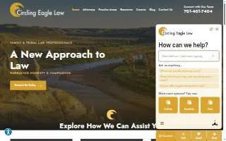 Circling Eagle Law of Fargo website