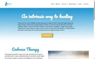 Embrace Therapy Services of Fargo website