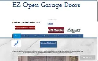 EZ Open Garage Door of West Fargo website