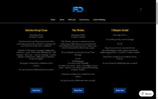 Fargo Detailing website