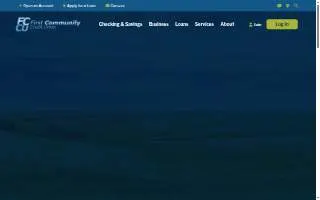 First Community Credit Union of Fargo website