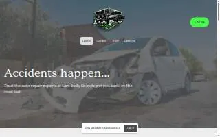 Lars Body Shop of Fargo website