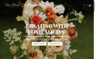 Love Always Floral website