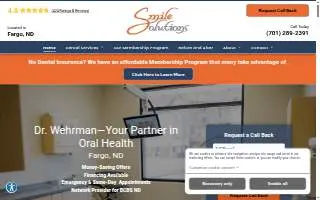 Smile Solutions of Fargo website