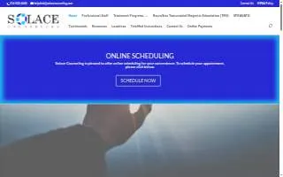 Solace Counseling of Fargo website