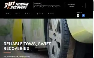 701 Towing and Recovery website