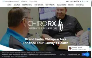 ChiroRx Chiropractic and Wellness website