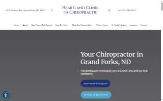 Heartland Clinic of Chiropractic website