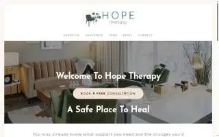 Hope Therapy of Grand Forks website
