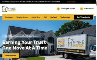 Minne Movers of Grand Forks website