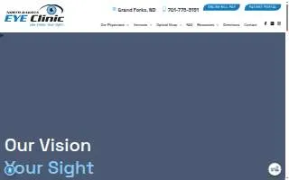 North Dakota Eye Clinic website