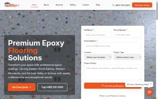 Pro Epoxy Coatings of Grand Forks website
