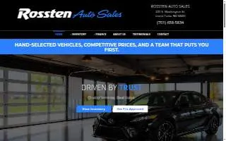Rossten Auto Sales website