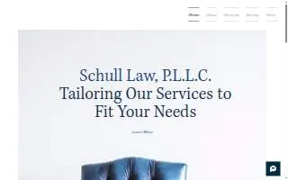 Schull Law, P.L.L.C. website