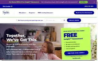 Sylvan Learning of Grand Forks website