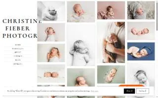 Christine Fieber Photography website