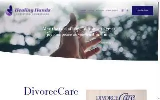 Healing Hands Christian Counseling, PLLC website
