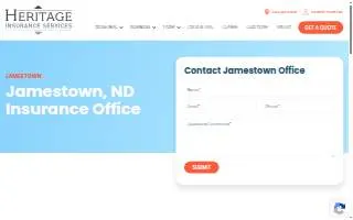 Heritage Insurance Services website