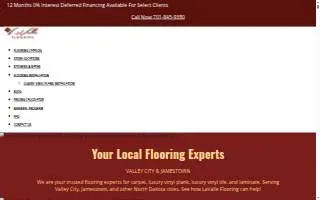 LaValle Flooring Inc - Jamestown website