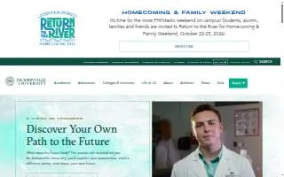 University of Jamestown website