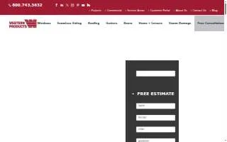 Western Products of Jamestown website