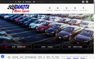 Dakota Motor Sports LLC website