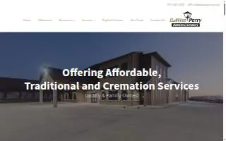 DaWise-Perry Funeral Services and Mandan Crematory website