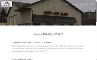Jakes Auto Glass of Mandan website