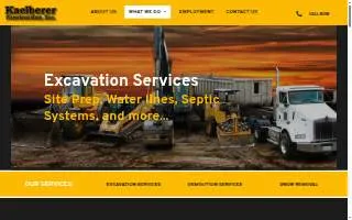 Kaelberer Construction website