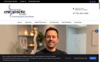 Mandan Chiropractic Clinic & Isaacson Erik DC website
