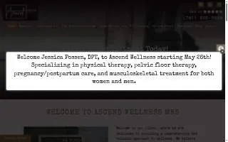 Ascend Wellness FIT Studio website