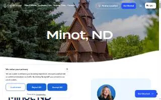 Cornerstone Caregiving of Minot website