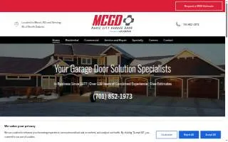 Magic City Garage Door website