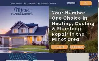 Minot Plumbing & Heating website