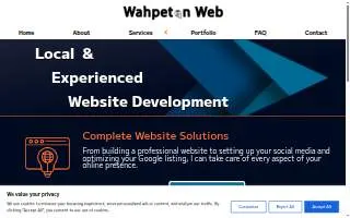 Wahpeton Web website