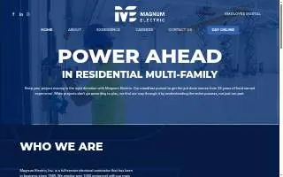 Magnum Electric Inc website