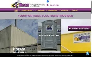 Moen Portables & Septic of West Fargo website
