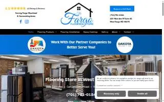 The Fargo Flooring Store of West Fargo website