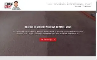 Your Friend Kenny Steam Cleaning website