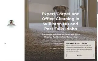 Bakken Carpet Cleaning website