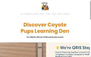 Coyote Pups Learning Den