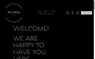 Deja Brew website