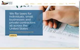 NOK Accounting & Financial Services website