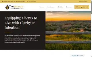 TruWealth Financial website