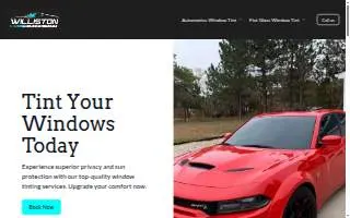 Williston Window Tint LLC website