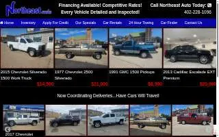 Northeast Auto website