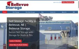 Bellevue Storage website