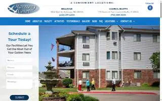 Harmony Court - Senior Living in Bellevue website
