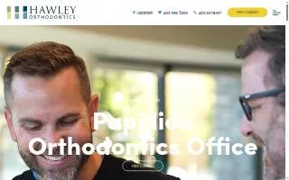 Hawley Orthodontics of Bellevue website